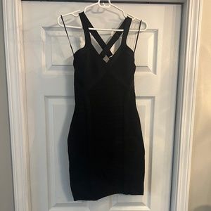 Black Guess Fitted Dress